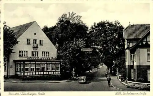 Ak Munster Lüneburger Heide, Wilhelm Bockelmannstraße