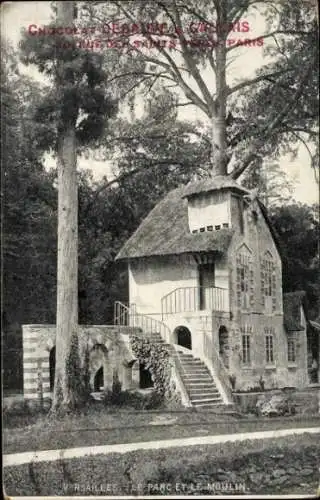 Ak Versailles Yvelines, Park, Mühle