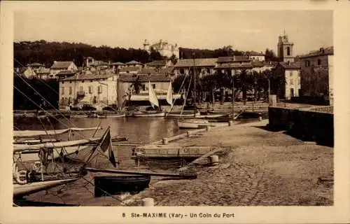 Ak Sainte Maxime Var, Un Coin du Port