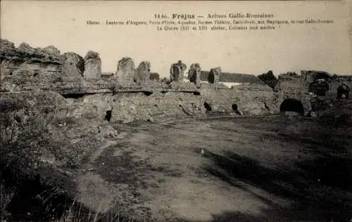 Ak Fréjus Var, Arenes Gallo-Romaines