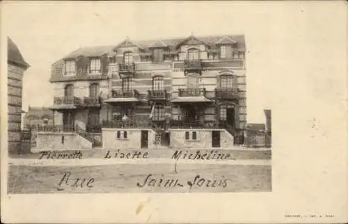 Ak Paris XI, Pierette Lisette Micheline, Rue Saint Louis