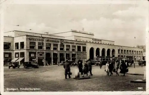 Ak Stuttgart in Württemberg, Hindenburgbau