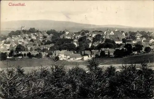 Ak Clausthal Zellerfeld im Oberharz, Gesamtansicht