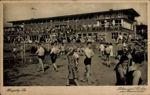 Ak Hengstey Hagen in Westfalen, Hengstey-See, Leben und Treiben am Strandhotel