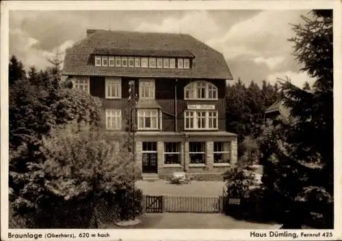 Ak Braunlage im Oberharz, Haus Dümling