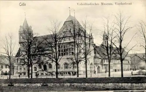 Ak Celle in Niedersachsen, Vaterländisches Museum, Vorderfront