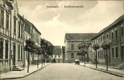 Ak Fehrbellin in Brandenburg, Kurfürstenstraße