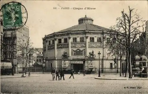 Ak Paris X, Winterzirkus