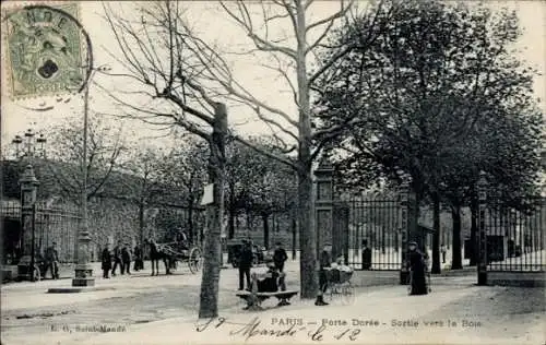 Ak Paris 13., Porte Doree