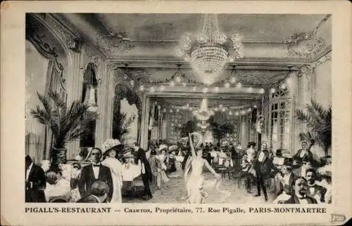 Ak Paris IX, Faubourg Montmartre, Pigall's Restaurant
