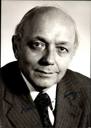 Ak Politiker Karl Heinz Kluge, Portrait, Autogramm