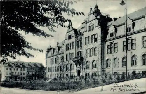 Ak Clausthal Zellerfeld im Oberharz, Kgl. Bergakademie