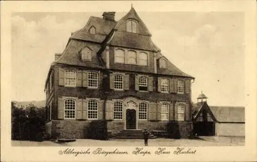 Ak Haspe Hagen Westfalen, Haus Harkort, altbergisches Bürgerhaus