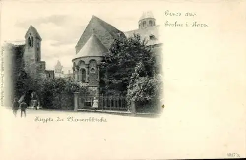 Ak Goslar am Harz, Krypta der Neuwerkkirche