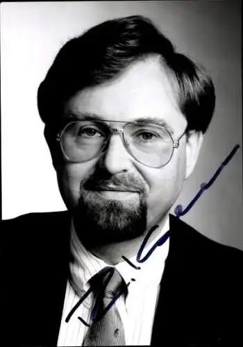 Ak Politiker Roland Kohn, FDP, Autogramm