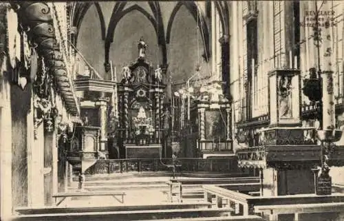 Ak Kevelaer am Niederrhein, Inneres der Kerzenkapelle, Kanzel, Altar