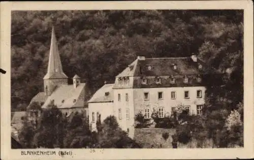 Ak Blankenheim Eifel, Blick zur Kirche, Häuser