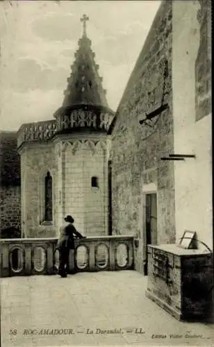 Ak Roc Amadour Rocamadour Lot, Durandal