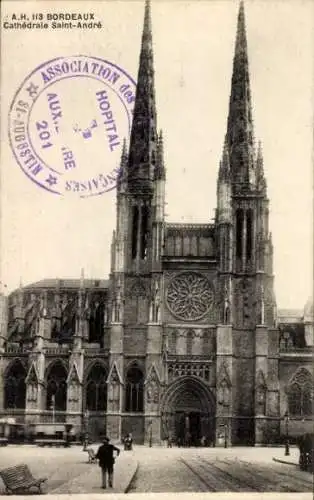 Ak Bordeaux Gironde, Kirche Saint-Michel