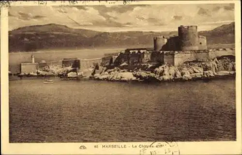 Ak Marseille Bouches du Rhône, Burg