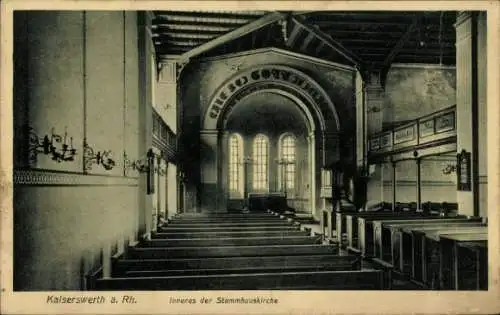 Ak Kaiserswerth Düsseldorf, Inneres der Stammhauskirche