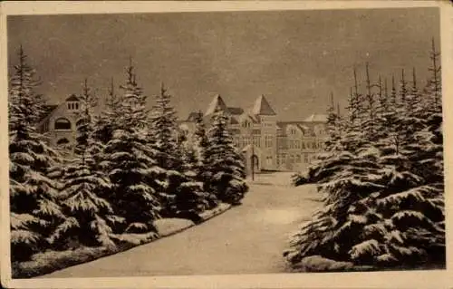 Ak Windberg Mönchengladbach am Niederrhein, St. Franziskus-Heilstätte, Winter