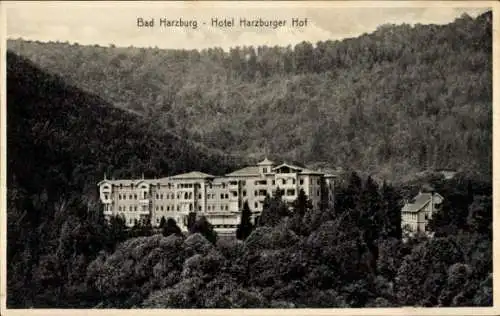 Ak Bad Harzburg im Harz, Hotel Harzburger Hof umgeben vom Wald