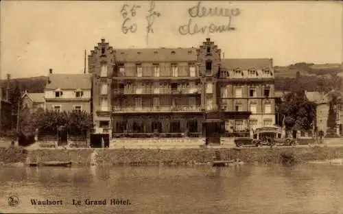 Ak Waulsort Hastière Wallonien Namur, Le Grand Hotel