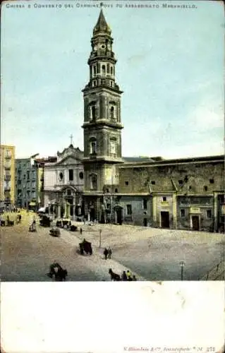 Ak Napoli Neapel Campania, Santa Maria del Carmine Maggiore