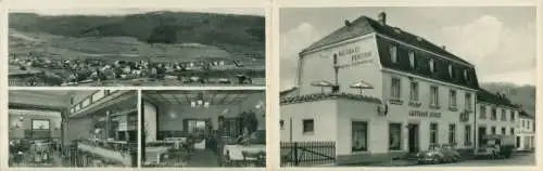 Klapp Ak Irrel in der Eifel, Gasthaus und Pension Koch-Schilt, Panorama vom Ort