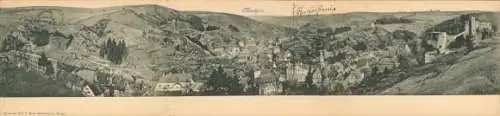 Klapp Ak Monschau Montjoie in der Eifel, Panorama