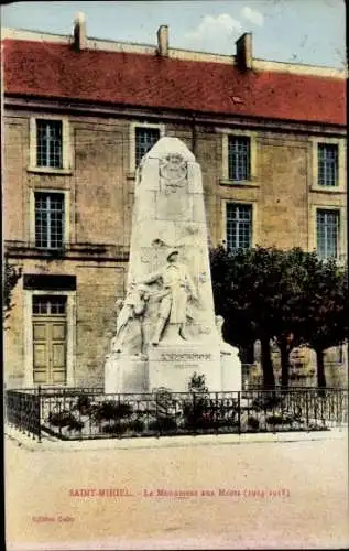 Ak Saint Mihiel Meuse, Kriegerdenkmal 1914-1918