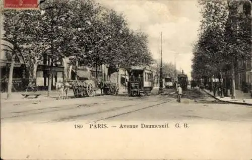 Ak Paris XII Reuilly, Avenue Daumesnil