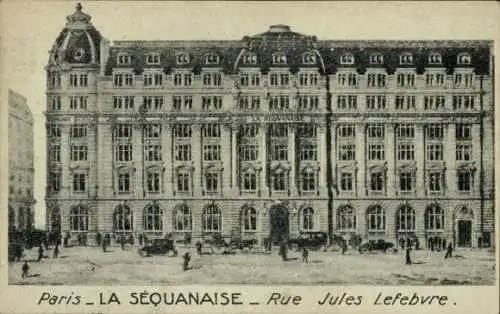 Ak Paris XV Vaugirard, Rue Jules Lefebvre, La Sequanaise
