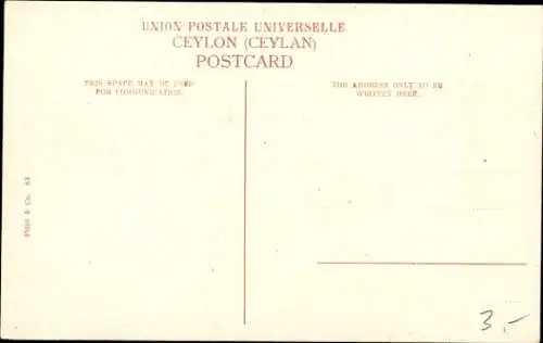 Ak Ceylon Sri Lanka, Dhoby Pond Trincomallee
