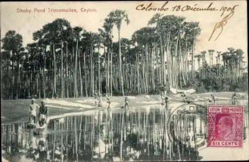 Ak Ceylon Sri Lanka, Dhoby Pond Trincomallee