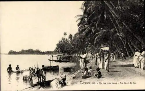 Ak Batticaloa Sri Lanka, Am Seeufer, Au bord du lac