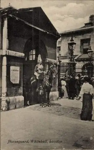 Ak City of Westminster London England, Whitehall, Royal Horse Guard