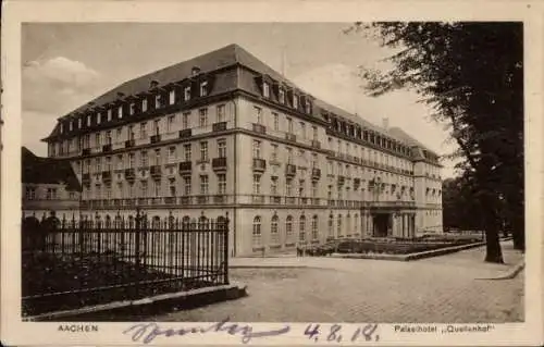 Ak Aachen in Nordrhein Westfalen, Palasthotel Quellenhof