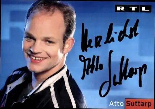 Ak Schauspieler Atto Suttarp, Portrait, Autogramm, RTL