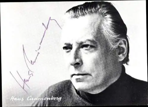 Ak Schauspieler Hans Caminenberg, Portrait, Autogramm
