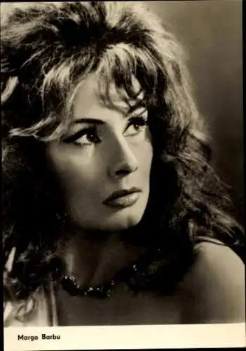 Ak Schauspielerin Marga Barbu, Portrait