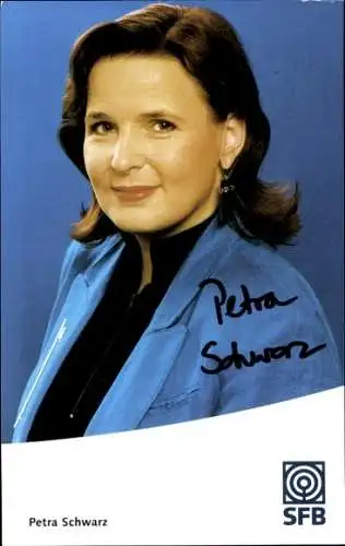 Ak Schauspielerin Petra Schwarz, Portrait, Autogramm