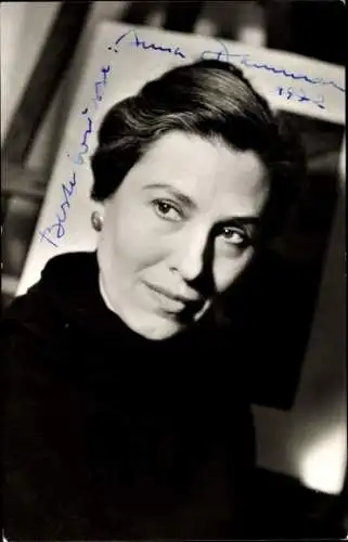 Foto Schauspielerin Anna Dammann, Portrait, Autogramm