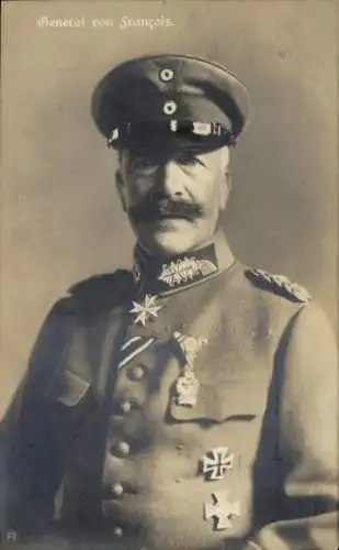 Ak General von Francois, Portrait in Uniform