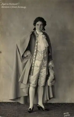 Ak Opernsängerin Else Schulz Dornburg, Portrait, Figaros Hochzeit