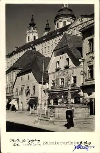Ak Melk Niederösterreich, Platz, Cafe Fürst