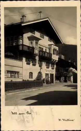 Ak Zell am See in Salzburg, Miethaus, Bäckerei, Geschäft