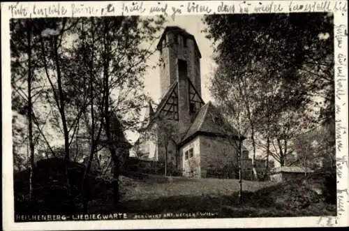 Ak Liberec Reichenberg in Böhmen, Liebigwarte