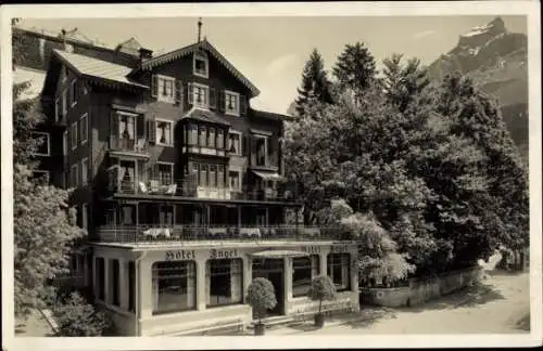 Ak Engelberg Kanton Obwalden Schweiz, Hotel Engel